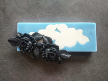 Load image into Gallery viewer, Silicone mold for roses bush, flower mold, floral embellishment, upcycled furniture, Furniture Appliques
