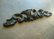 Load image into Gallery viewer, Furniture resin pediment 22cm, Furniture upcycle , antique pediment , Furniture makeover, wall decore, ornate pediment, furniture appliques
