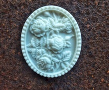 Load image into Gallery viewer, Flowers resin cameo  chic cameo doll house furniture  shabby chic resin cameo furniture appliques
