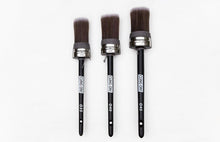 Load image into Gallery viewer, Cling On Oval Paint Brush O35 O40 O45 sizes. painter supplies , smooth finish brush , furniture painters , restoration supplies
