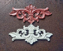 Load image into Gallery viewer, Large Resin Applique 32cm / furniture appliques, wall decore, antique pediment, resin appliques, furniture upcycle
