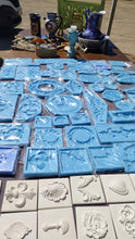 Load image into Gallery viewer, Silicone Mold Lotus, Furniture embellishment, Lotus Mold Decorative Lotus Resin Onlay Mould Furniture upcycling
