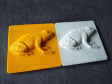 Load image into Gallery viewer, Frog tile mold, Silicone mould, toad applique , concrete mold , cement mold , backsplash tiles, mold for resin, frog moulding
