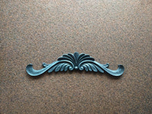 Load image into Gallery viewer, Resin ornate pediment 30cm, furniture appliques, resin mouldings, resin pediment, vintage makeover
