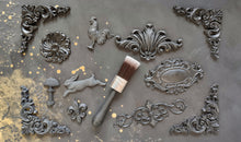 Load image into Gallery viewer, Rooster silicone mold, mold for clay, mold for resin, furniture appliques, rooster mouldings, animal molds
