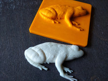 Load image into Gallery viewer, Frog 3d tile, square tile, decorative tile, wall decor, backsplash tile
