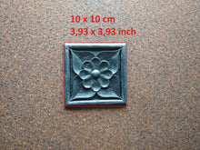 Load image into Gallery viewer, Silicone mold for square decorative overlay with wood texture, tiles mold, mold for concrete, mold for gypsum, mold for resin, mouldings
