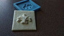Load image into Gallery viewer, Antique ornament 3D tile mold, Silicone mould, antique applique, concrete mold, cement mold, vintage tiles, antique tiles, mould for resin
