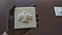 Load image into Gallery viewer, Antique ornament 3D tile mold, Silicone mould, antique applique, concrete mold, cement mold, vintage tiles, antique tiles, mould for resin

