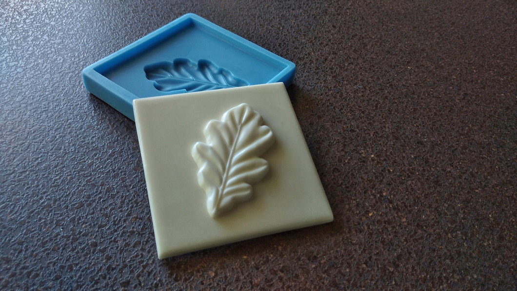 Oak Leaf 3D tile mold, Silicone mould, antique applique, concrete mold, cement mold, vintage tiles, antique tiles, mould for resin