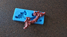 Load image into Gallery viewer, Silicone mold vintage element , silicon rubber form, Furniture Appliques, mold for resin, mold fro clay, upcycling accessories
