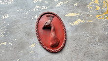 Load image into Gallery viewer, Peacock Medallion in frame Silicone Mold for Resin, Clay, Concrete, Plaster, DIY Craft Making 15x10.5x2.2 cm
