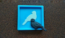 Load image into Gallery viewer, Silicone mold for 3d tiles with pigeon bird applique 9.8*9.8cm / DIY tiles, tiles with animals, 3d tiles
